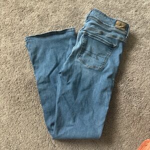 American Eagle, kick boot jeans, size 4, excellent condition